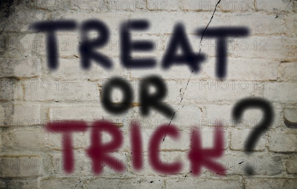 Treat Or Trick Concept
