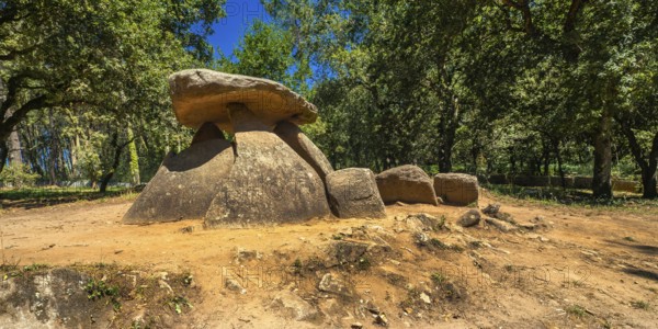 Megalithic Dolmen of Axeitos, Ribeira, Barbanza Peninsula, La Coruña, Galicia, Spain