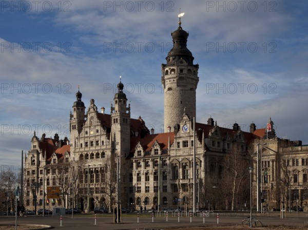 Leipzig New Town Hall 79811 Architect Hugo Licht Construction period 1899-1905 View from south-east Main tower 115 m high