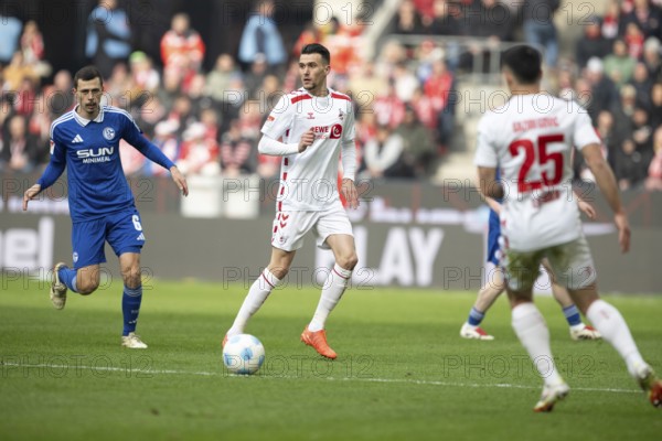 (DFL/DFB REGULATES PROHIBIT ANY USE OF PHOTOGRAPHS AS IMAGE SEQUENCES AND/OR QUASI-VIDEO), RheinEnergieStadion, Cologne, North Rhine-Westphalia, Lukasz Poreba (Hamburger SV, Midfield, #6), 2nd Bundesliga, 1.FC Köln, Hamburger SV on 09/02/2025 at RheinEnergieStadion in Cologne Germany
