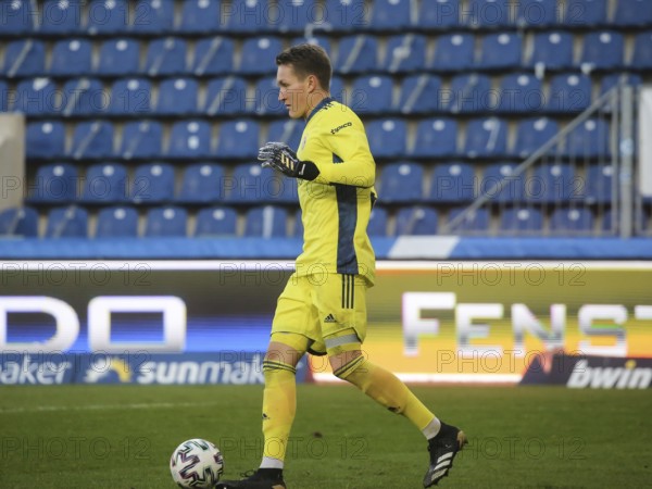 German soccer goalkeeper Ron-Thorben Hoffmann FC Bayern Munich II DFB 3rd league season 2020-21, German soccer goalkeeper Ron-Thorben Hoffmann FC Bayern Munich II DFB 3rd league season 2020-21