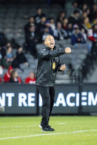 MELBOURNE, AUSTRALIA, MAY 24: Patrick Kisnorbo manager of A-League All Stars Men whilst playing Newcastle United during the Global Football Week at Marvel Stadium on May 24, 2024 in Melbourne, Australia