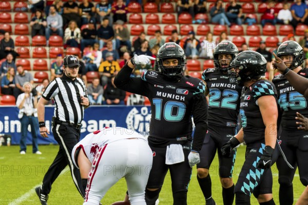 European League of Football, ELF/ Game: Prague Lions at Munich Ravens on 09. June. 2024, in the uhlsport PARK, Unterhaching, Germany