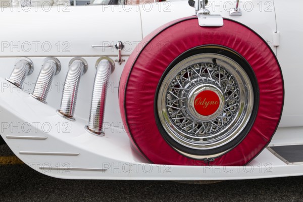 Automobile, vintage car, detail view, Province of Quebec, Canada