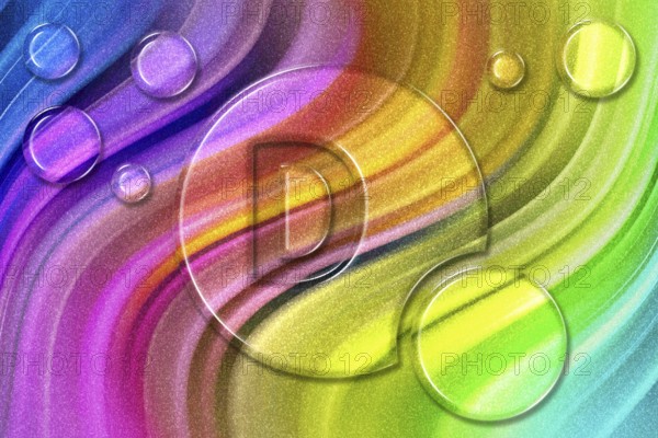 Vitamin D health Symbol, vitamin Concept, cholecalciferol, immune system function, rainbow glitter background