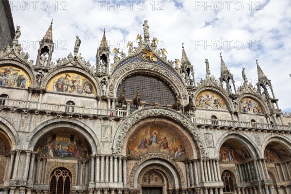 The famous St Mark's Square in Venice, Italy, Europe Austria