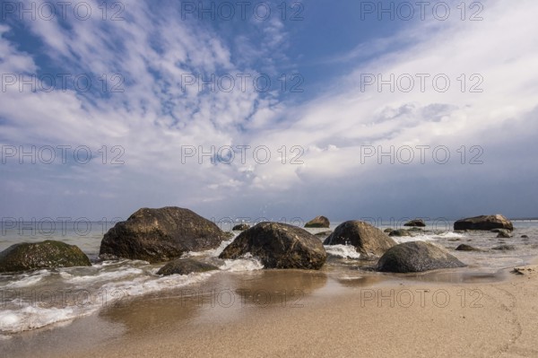 The Baltic Sea coast on the island of Rügen