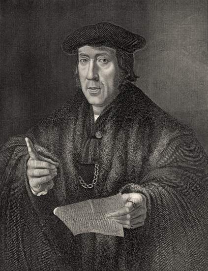 Sir John More. ca. 1451-1530, ein Londoner Anwalt und Richter, der Vater von Thomas More