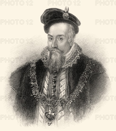 Robert Dudley, 1. Earl of Leicester, 1532-1588, englischer Adliger und enger Freund von Elisabeth I.