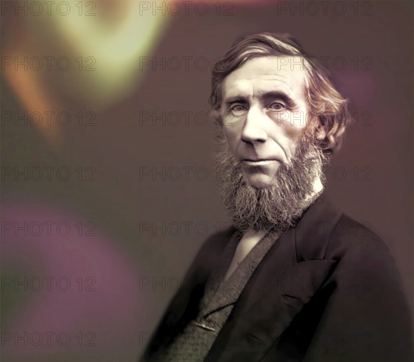 John Tyndall, 1820 –1893, Irish physicist and chemist, discoverer oft he greenhouse effect, digitally edited
