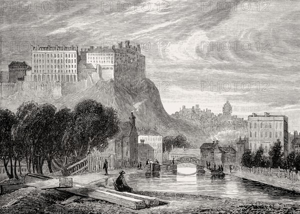 Port Hopetoun, Union Canal Basin, Edinburgh, Scotland, 19th century