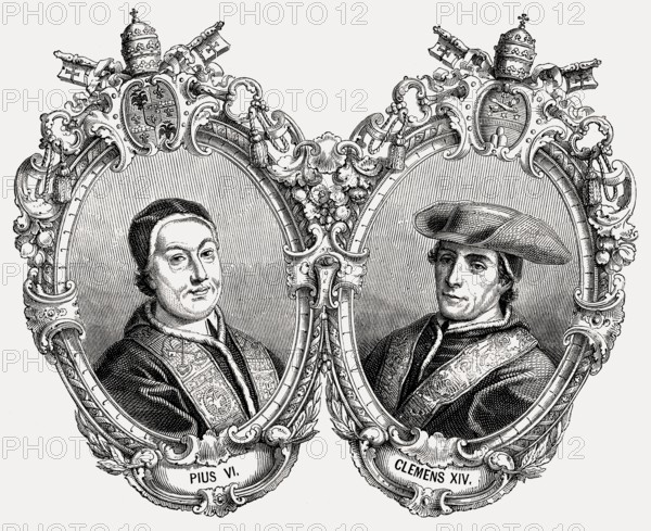 Pope Clement XIV and Pope Pius VI