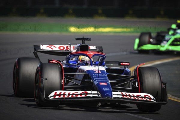 MELBOURNE, AUSTRALIA, MARCH 24: Daniel Ricciardo of Australia drives the Visa Cash App RB Formula One Team VCARB 01 during the 2024 Australian Grand Prix at Albert Park in Melbourne, Australia