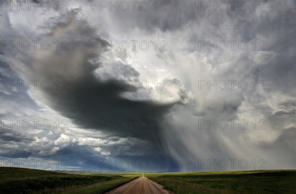 Storm Clouds Canada warning ominous skies Saskatchewan