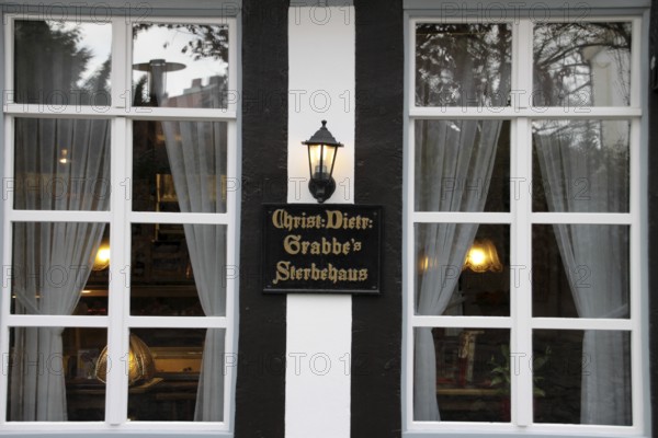 Grabbe's death house in Detmold