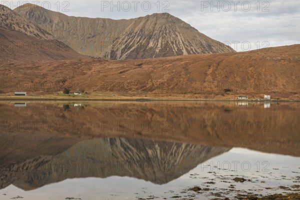 Autumn Reflections in Loch Ainort, Isle of Skye, Scotland, United Kingdom