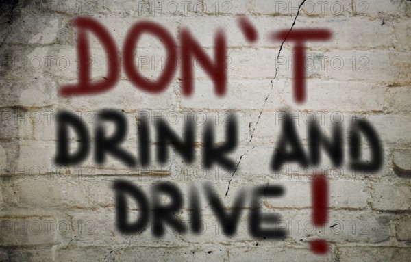 Don't Drink And Drive Concept