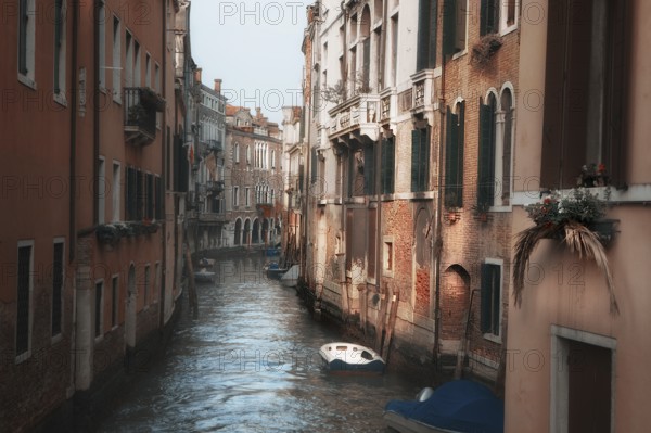 Small canal in Venice, Italy