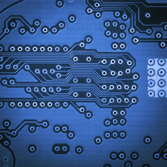 Microchip close up background for technology design