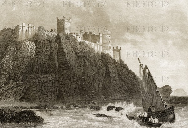 Culzean Castle, eine Burg in der Nähe von Maybole, Schottland, Großbritannien, 19.