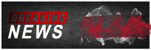 Costa Rica Breaking News, Smoke Flag Background