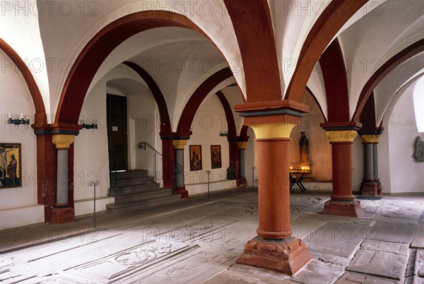 Vault under the nuns' gallery, St., Sankt, Saint