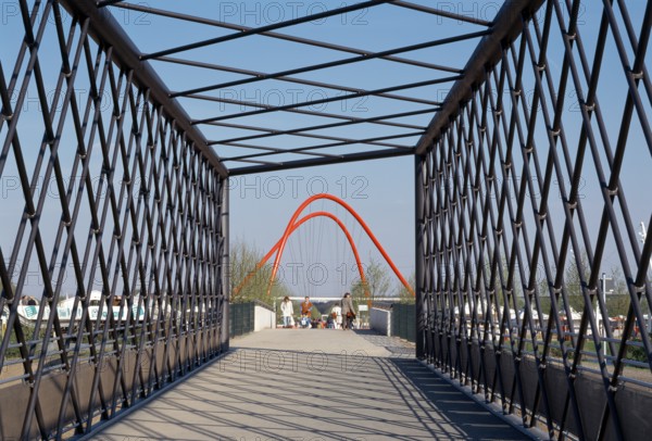 Truss bridge with double arch bridge (BUGA 97)