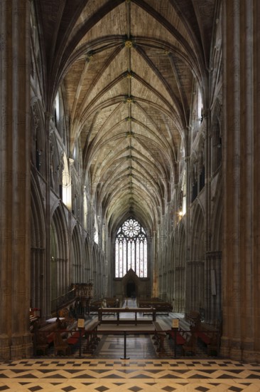 View from the choir into the nave, St., Sankt, Saint