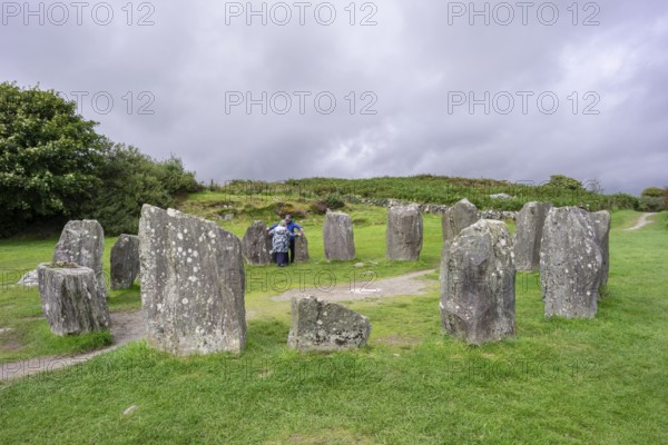 Megalithic Circle of Drombeg, The Altar of the Druid-, Rosscarbery approximately from the year 150 a. c., Ireland, United Kingdom