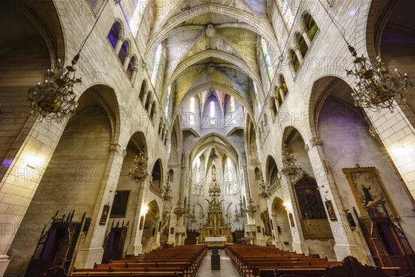 Iglesia de Nostra Senyora dels Dolors, siglo XIX, obra de Josep Barcelo i Runggaldier y Gaspar Bennassar, Manacor, Mallorca, islas baleares, Spain
