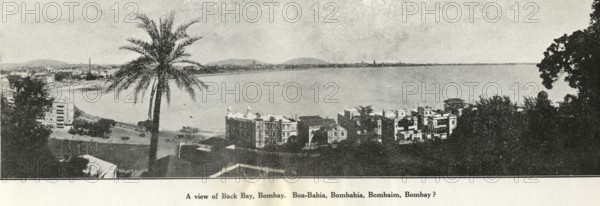 View of Black Bay Bombay Boa-Bahim, Bombahia, Bombaim, Bombay Mumbai, Maharashtra, India