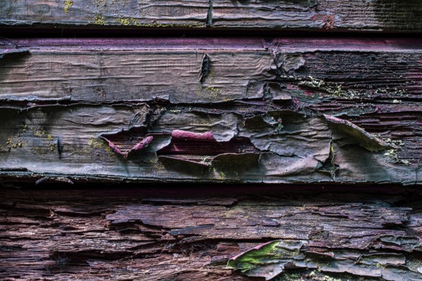 Old rusty railway vehicle parts