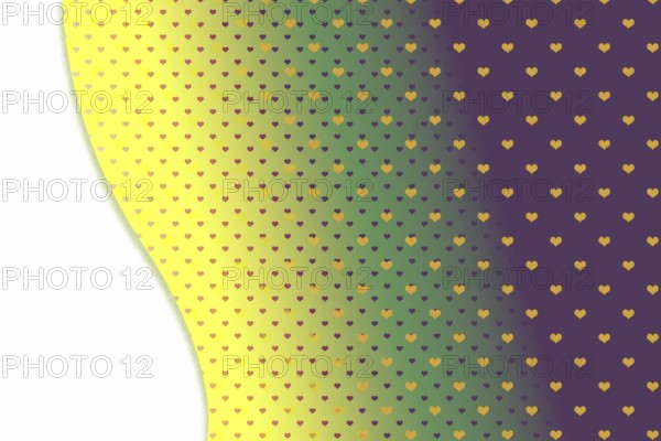 Valentine's Day template with heartsfor banners, inviations, advertisements, cards