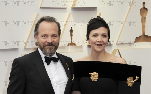 Maggie Gyllenhaal and Peter Sarsgaard at the 94th Annual Academy Awards held at the Dolby Theatre in Los Angeles, USA on March 27, 2022