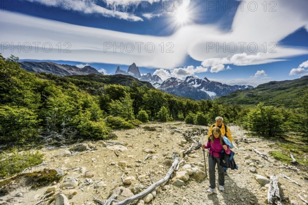 Trail to Poincenot Camp, El Chalten, Los Glaciares National Park, Republic of Argentina, Patagonia