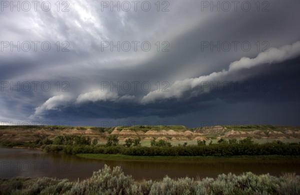 Prairie Storm Clouds Canada Saskatchewan Dramatic Summer