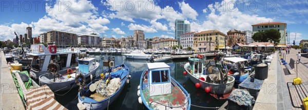 In the harbour of Savona, Liguria, Italy