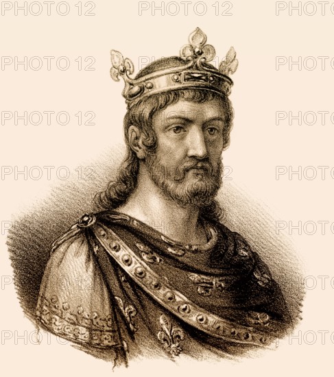 Theuderic IV, Thierry IV. c. 712-737, or Theuderich, Theoderic, Theodoric, Merovingian King of the Franks