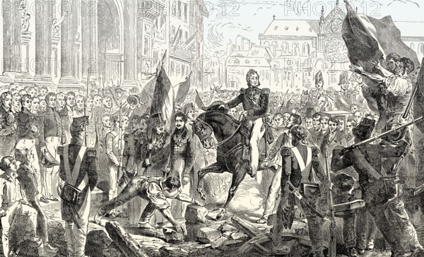 Louis Philippe I, French Revolution of 1830, July Revolution, Paris