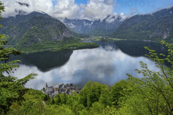 A view of the lake from Hallstatt in Austria