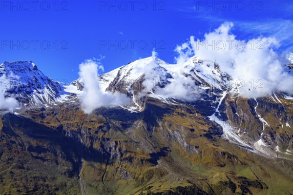 The Hohe Tauern National Park. The highest mountain peak in Austria is Grossglockner. Gorgeous sunny day