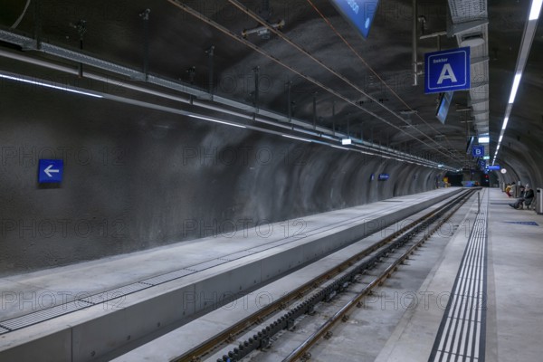 The Underground Railroad Station Tunnel Highest Up in Europe 3454 Meters Up in Jungfraujoch, Bernese Oberland, Bern Canton, Canton Valais, Switzerland