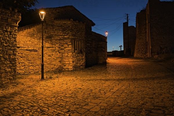 The castle of Berat at night and some creative photography