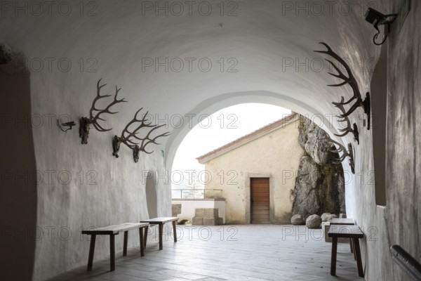 PREDJAMA, SLOVENIA, October 02, 2022, Famous medieval cave castle in Predjama, Slovenia