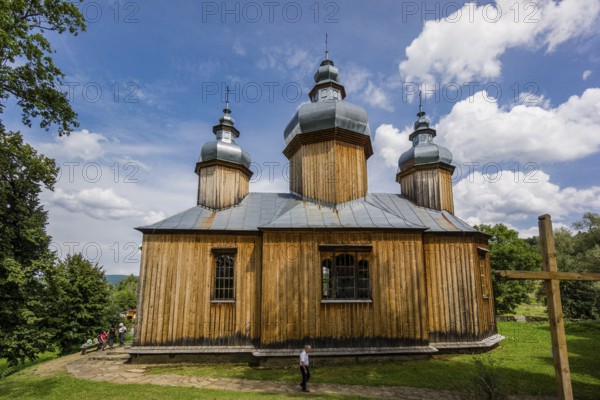 Orthodox Church of Dobra Szlachecka, 17th century, Saint River valley, Carpathians range, Poland