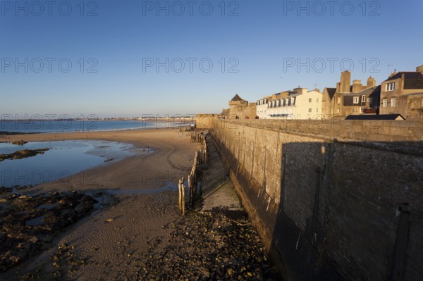 Walls of Saint-Malo, Ille-et-Vilaine, Britanny, France