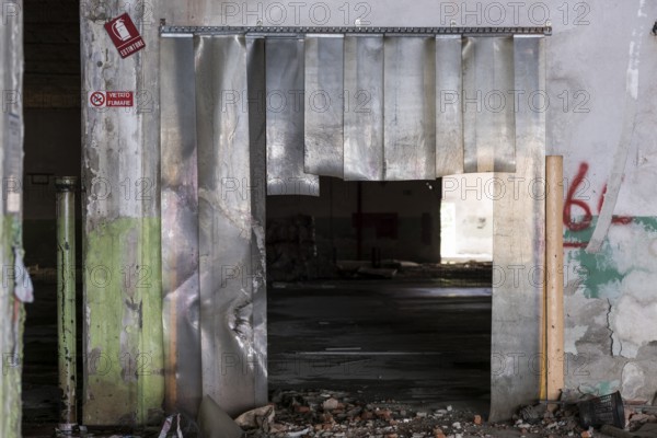 Details of an old abandoned factory