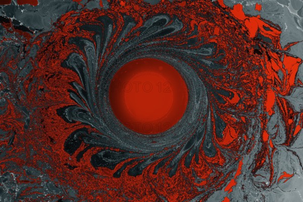 Ebru marble effect pattern design for print
