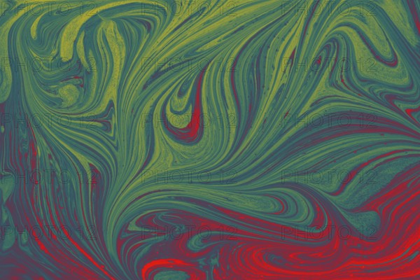 Ebru marble effect pattern design for print