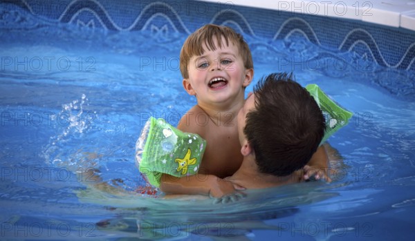 Father with boy